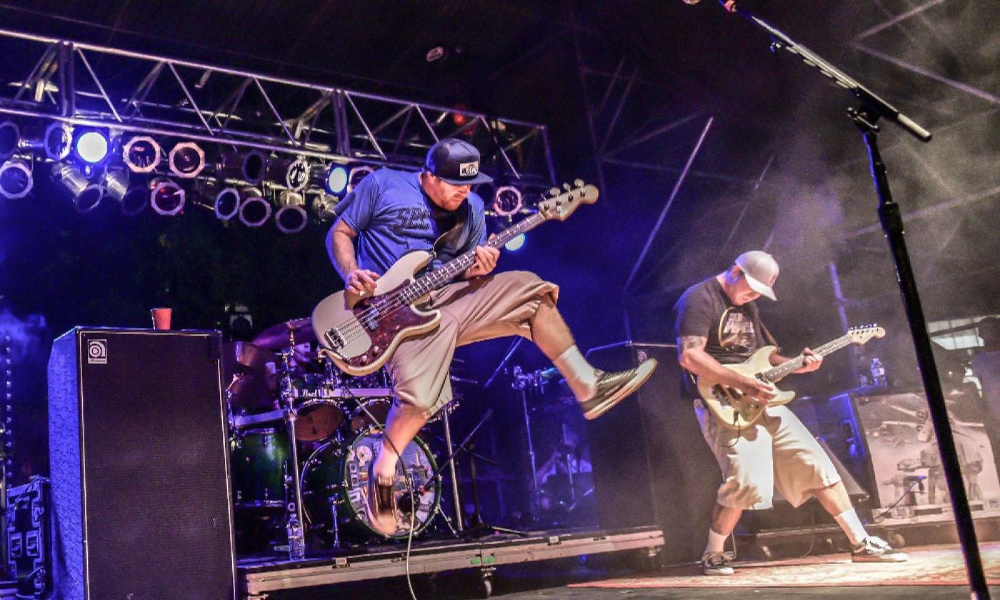 Slightly Stoopid performing live on stage